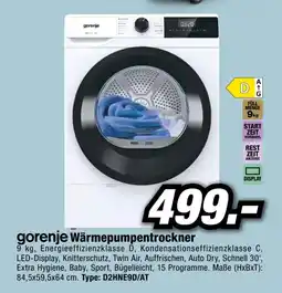 Red Zac Gorenje wärmepumpentrockner Angebot
