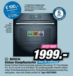 Red Zac Einbau-Dampfbackofen Angebot
