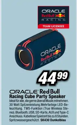 Red Zac ORACLE Red Bull Racing Cube Party Speaker Angebot