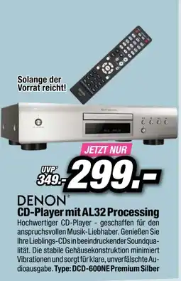 Red Zac DENON CD-Player mit AL32 Processing Angebot