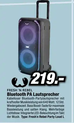 Red Zac Bluetooth PA Lautsprecher Angebot