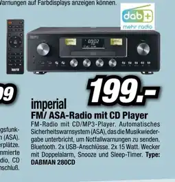 Red Zac imperial FM/ASA-Radio mit CD Player Angebot