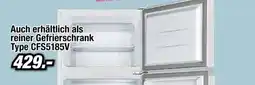Red Zac Auch erhältlich als reiner Gefrierschrank Type CFS5185V Angebot