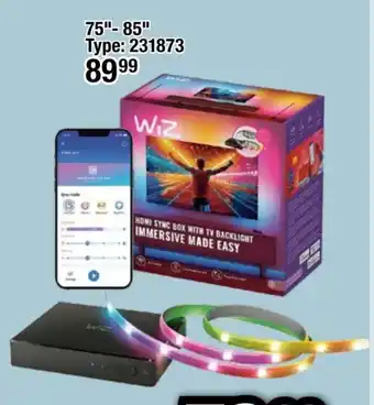 Hdmi sync box with tv backlight