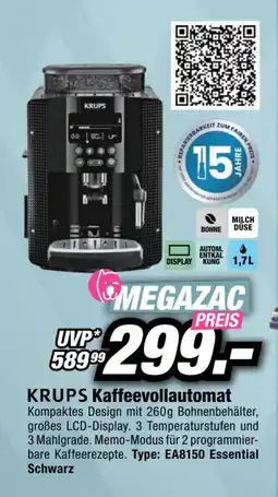 Red Zac KRUPS Kaffeevollautomat Angebot