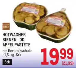Metro Hotwagner birnen- od. apfelpastete Angebot