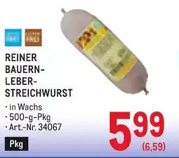 Metro Reiner bauern- leber- streichwurst Angebot