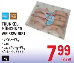 Metro Trünkel münchner weisswurst Angebot