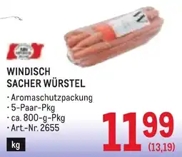 Metro Windisch sacher würstel Angebot