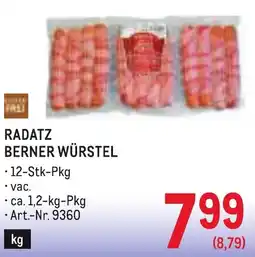 Metro Radatz berner würstel Angebot