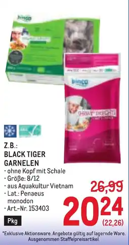 Metro Black tiger garnelen Angebot