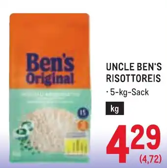 Metro Uncle ben's risottoreis Angebot