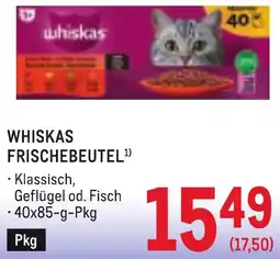 Metro Whiskas frischebeutel Angebot