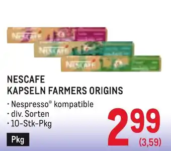 Nescafe kapseln farmers origins