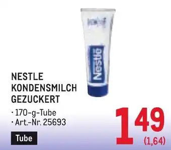 Nestle kondensmilch gezuckert