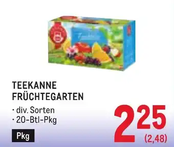 Metro Teekanne früchtegarten Angebot