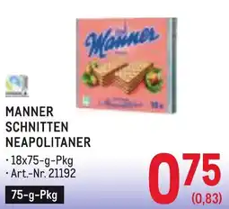 Metro Manner schnitten neapolitaner Angebot