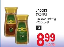 Metro Jacobs cronat Angebot