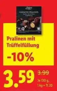 Lidl Pralinen mit Trüffelfüllung Angebot
