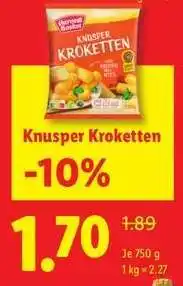 Lidl Knusper Kroketten Angebot