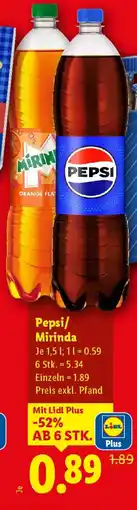 Lidl Pepsi Mirinda Angebot