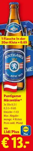 Lidl Puntigamer Märzenbier Angebot