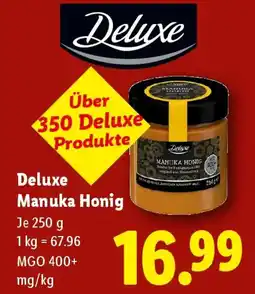 Lidl Deluxe Manuka Honig Angebot