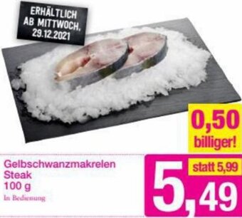 Sutterlüty Gelbschwanzmakrelen Steak 100g Angebot