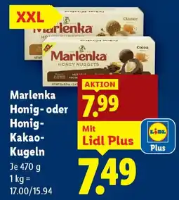 Lidl Marlenka Honig-oder Honig Kakao Kugeln Angebot