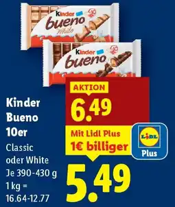 Lidl Kinder Bueno 10er Angebot