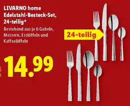 Lidl LIVARNO home Edelstahl-Besteck-Set Angebot