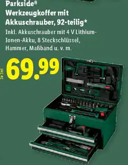Lidl Werkzeugkoffer mit Akkuschrauber Angebot