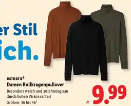 Lidl Damen Rollkragenpullover Angebot