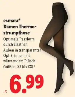 Lidl Damen Thermo- strumpfhose Angebot