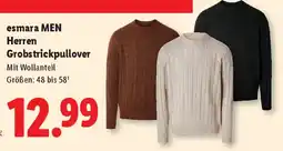 Lidl esmara MEN Herren Grobstrickpullover Angebot