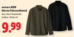 Lidl esmara MEN Herren Feincordhemd Angebot