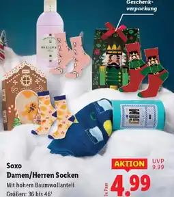 Lidl Soxo Damen/Herren Socken Angebot