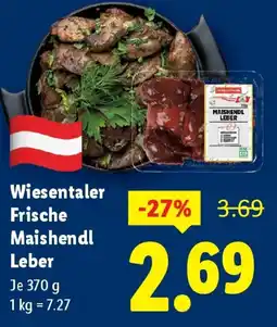 Lidl Wiesentaler Frische Maishendl Leber Angebot