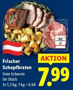 Lidl Frischer Schopfbraten Vom Schwein Angebot