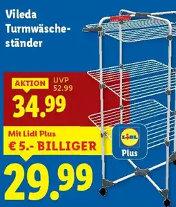 Lidl Vileda Turmwäsche ständer Angebot
