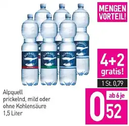 Sutterlüty Alpquell prickelnd, mild oder ohne Kohlensäure Angebot