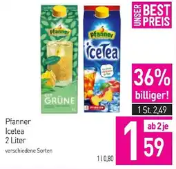 Sutterlüty Pfanner Icetea Angebot