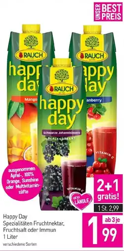 Sutterlüty Happy Day Spezialitäten Fruchtnektar, Fruchtsaft oder Immun Angebot