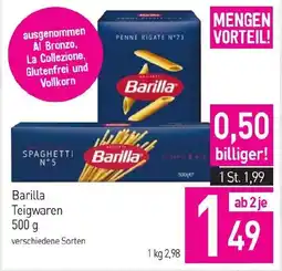 Sutterlüty Barilla Teigwaren Angebot