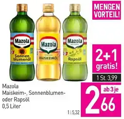 Sutterlüty Mazola Maiskeim Sonnenblumen oder Rapsöl Angebot