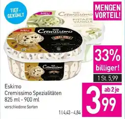 Sutterlüty Eskimo Cremissimo Spezialitäten Angebot
