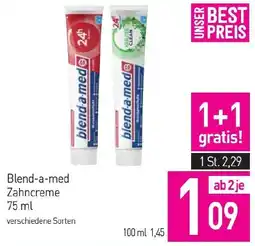 Sutterlüty Blend-a-med Zahncreme Angebot