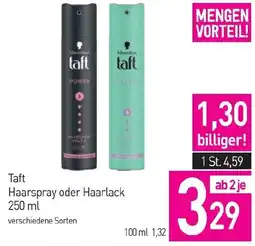 Sutterlüty Taft Haarspray oder Haarlack Angebot