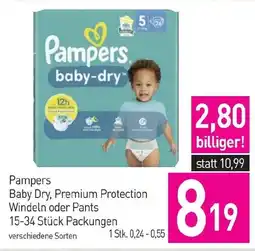 Sutterlüty Pampers Baby Dry, Premium Protection Windeln oder Pants Angebot