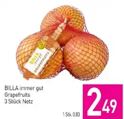 Sutterlüty BILLA immer gut Grapefruits Angebot